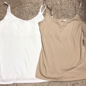 Pair Maternity Nursing Tanks